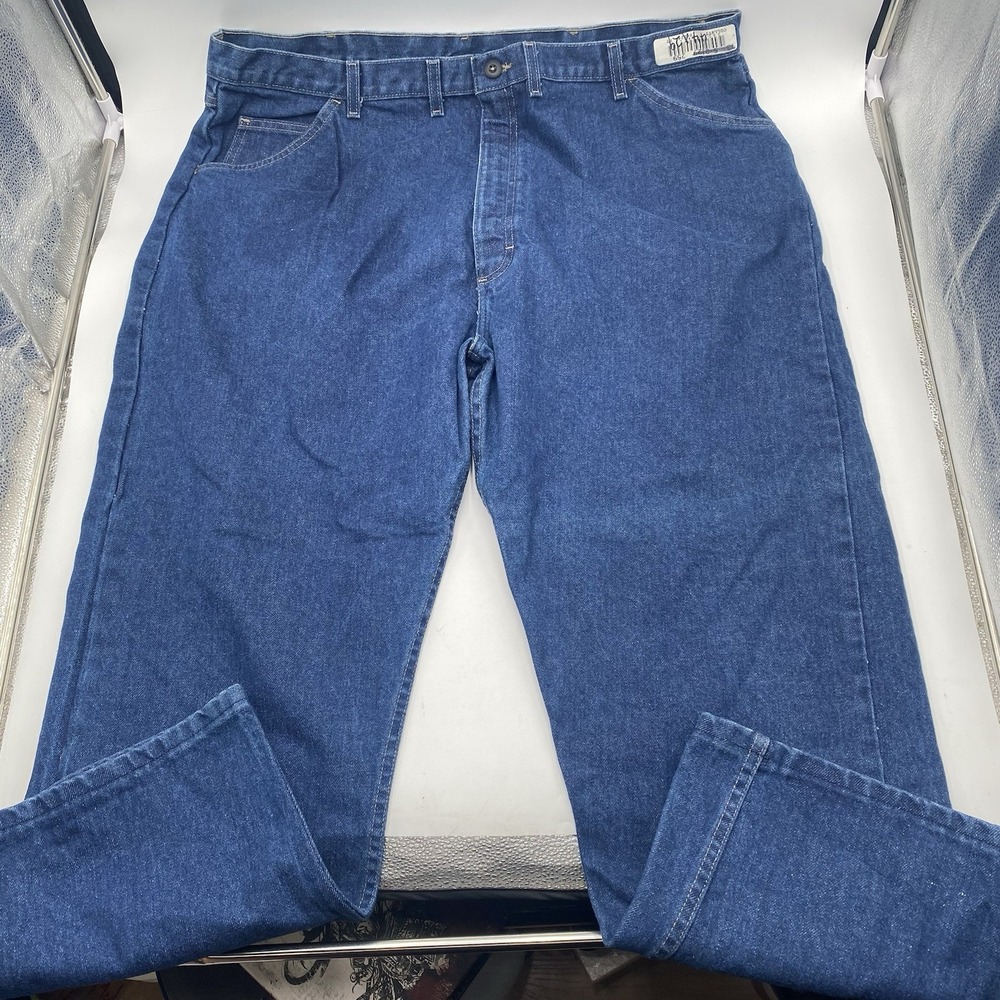 BULWARK FR Jeans‎ Flame Resistant Blue Denim Rugged Work Pants Men's 44x30 LNC